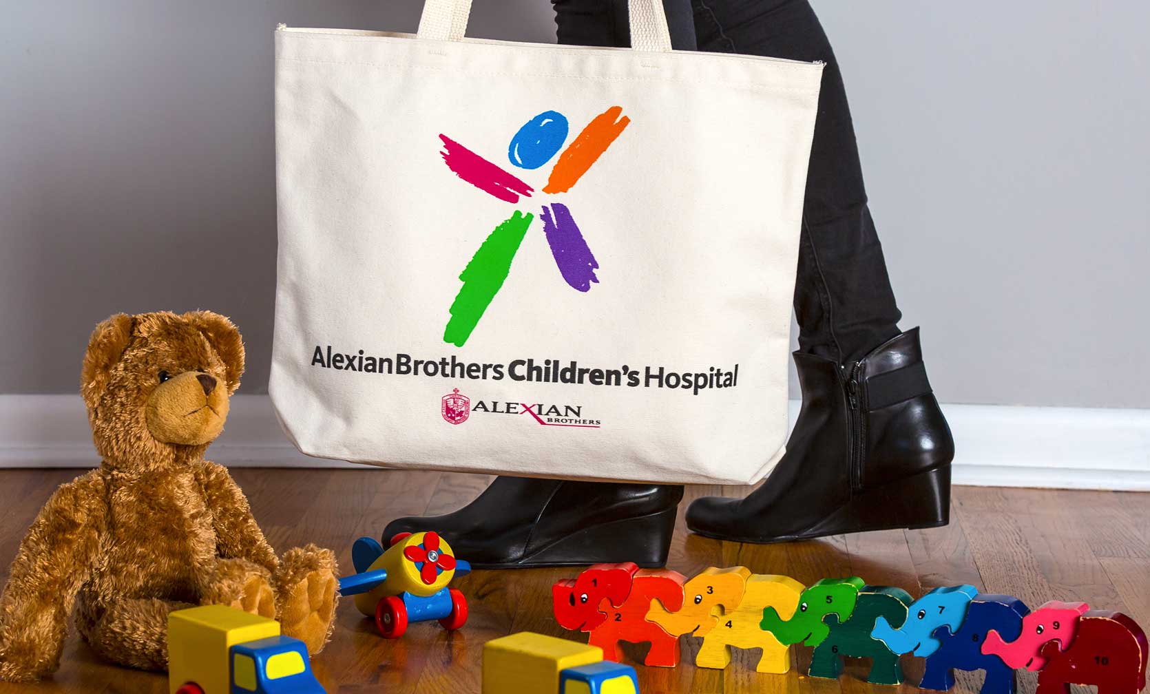 alexian-brothers_tote-bag.jpg Art Direction by: Bart Crosby, Crosby Associates